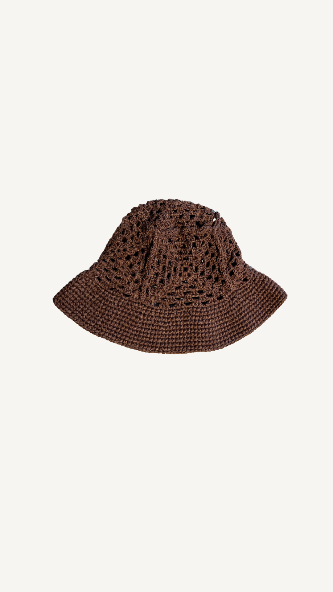 Sombrero Crochet Grannys - Chocolate